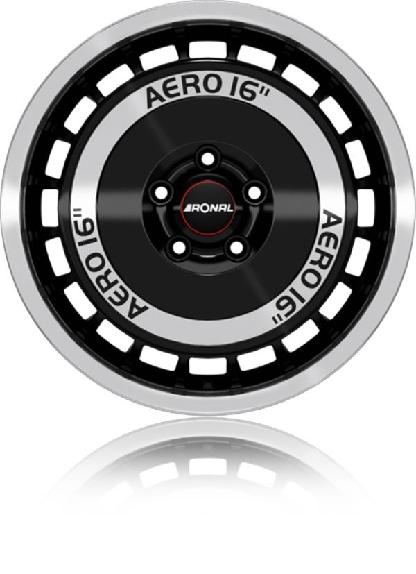Диски Ronal R50 AERO Black Front Polished